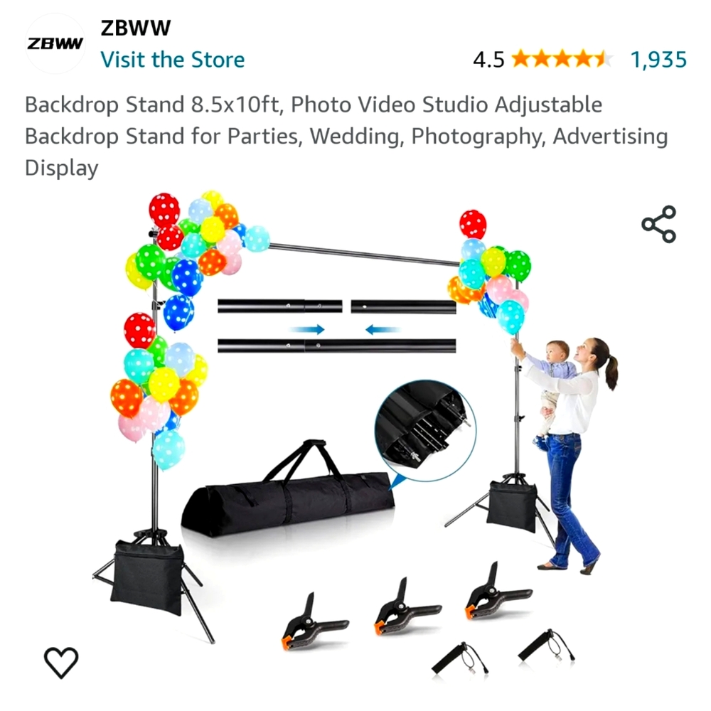 Backdrop Support Stand